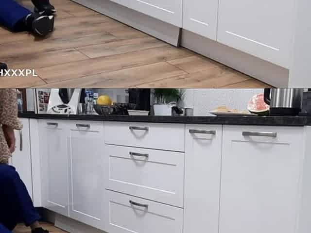 Horny Cheating Wife Fucks the Plumber - Cuckold Husband Creampie Cleanup