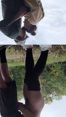 Outdoor Sex, Pee on Feet and Foot Job