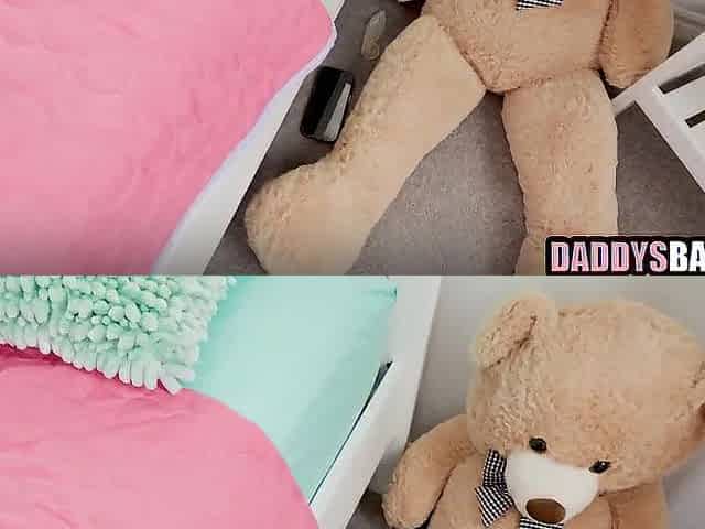 Stepdad stretches virgin stepdaughter