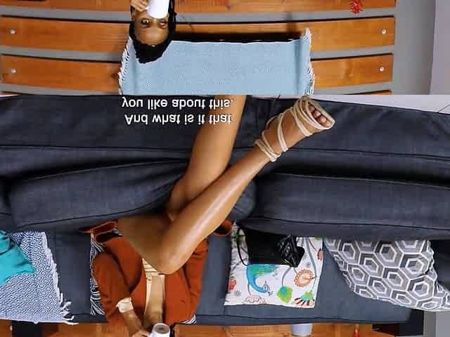 One eyed Ebony amateur fucks at casting
