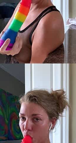 Amateur close up ass toying