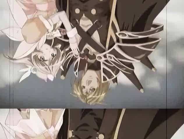 Hot busty anime teens flying around