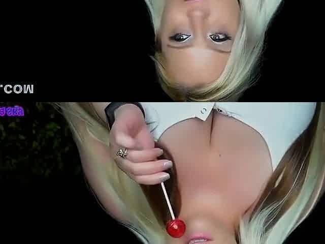 Naughty Neighbor Titty-fuck - Dina Sky