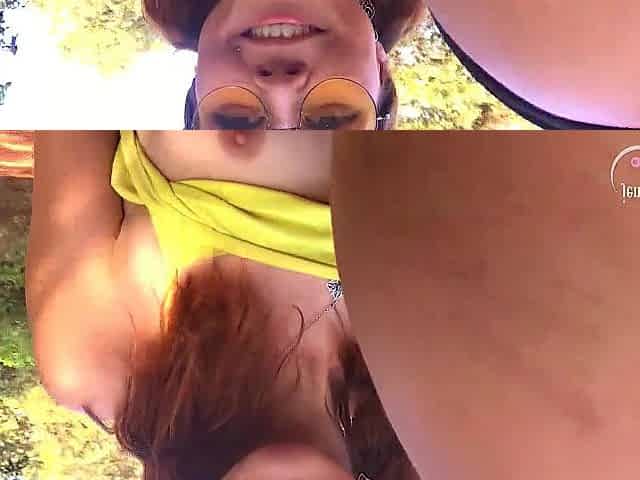 Wicked shows boobs in the public places and asks try boyfriend's pee