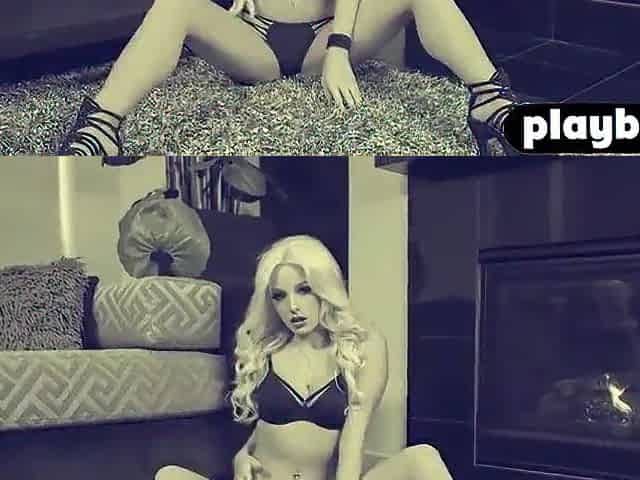 Candace Leilani shows astonishing curvy body after golden-haired posed in underware
