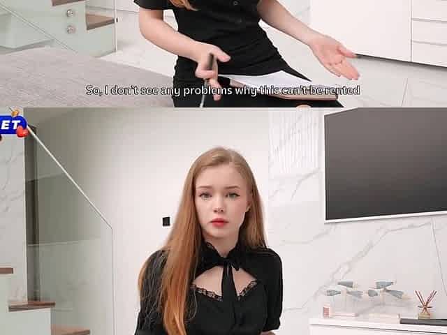 Diana Rider nails estate agent with rough sensual cum load