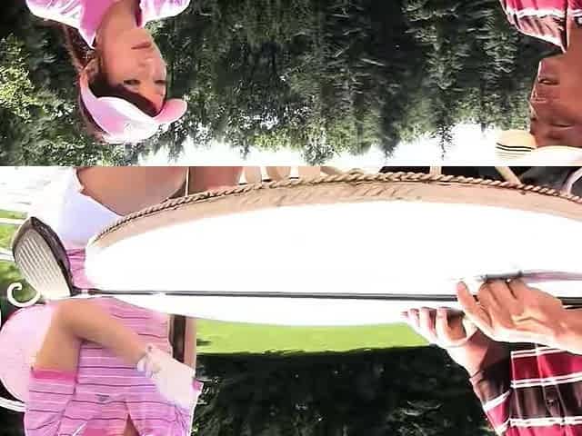 Petite Japanese Teen talk to Risky Public Blowjob