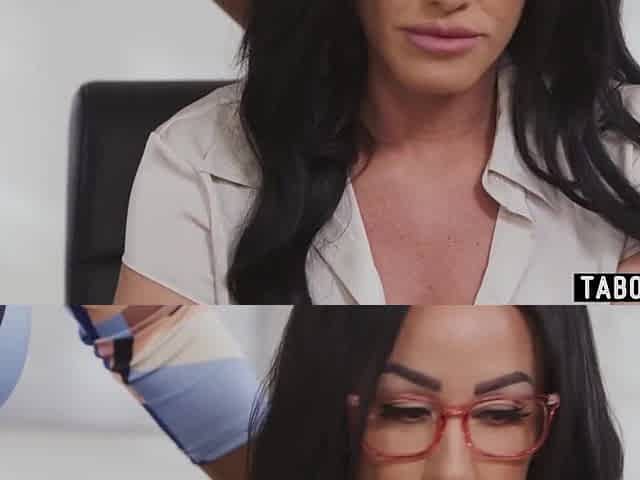 Squirt contest in the office with ebony and white curvy mother I'd like to fuck honeys