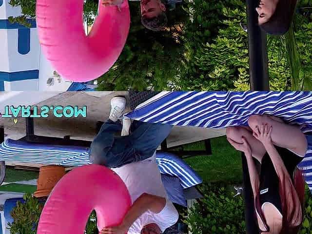 Luna gets trio sex from stepbrother and ally