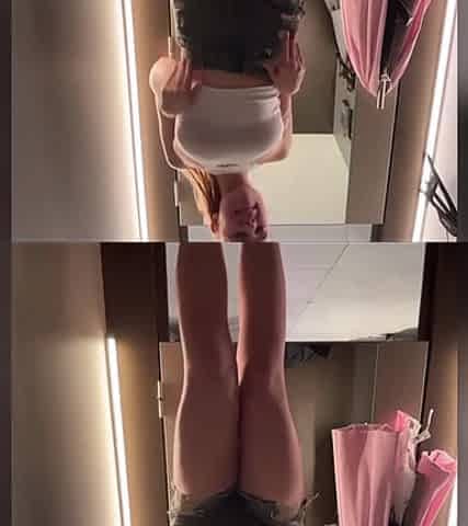 Fingering Tight Pussy in Fitting Room