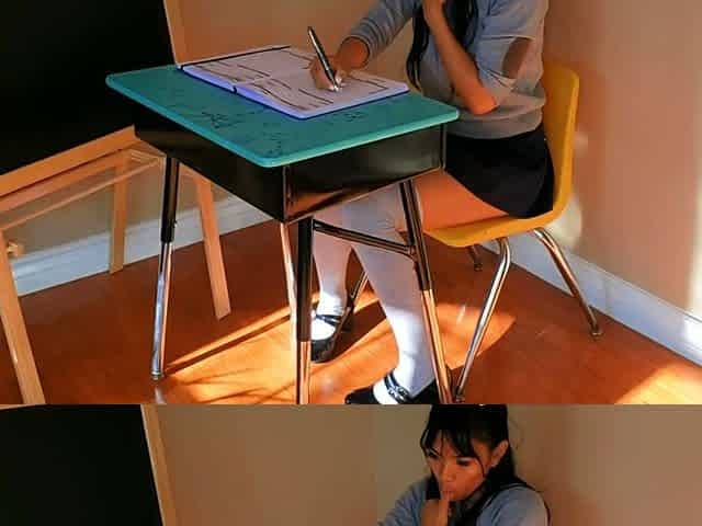 Cute Asian Schoolgirl Sucks Teacher's Cock