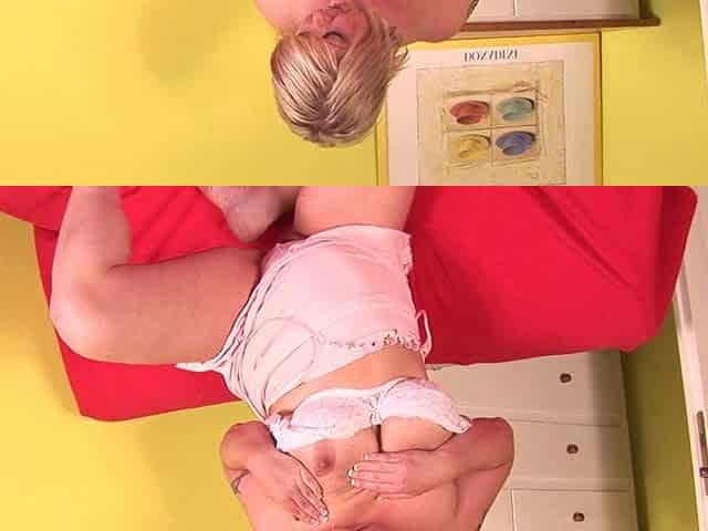 Busty BBW MILF Tammy Jean Plays with Her Unshaved Pussy