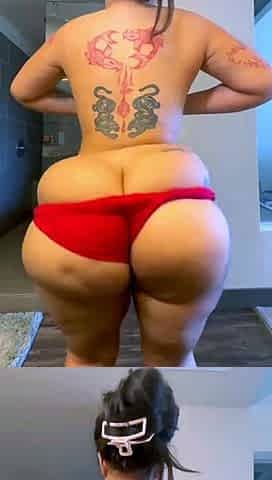 Kinky Big Fat Ebony BBW Solo