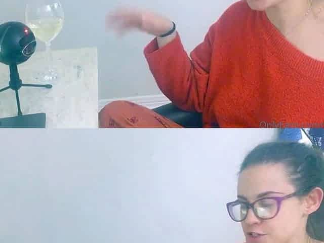 Very hot busty brunette solo masturbation on webcam