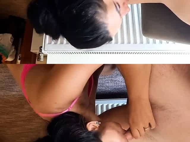 Beautiful Morning Blowjob from my Czech Ex-Girlfriend