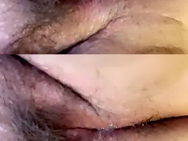 Creamy juicy twat drilled by hair brush