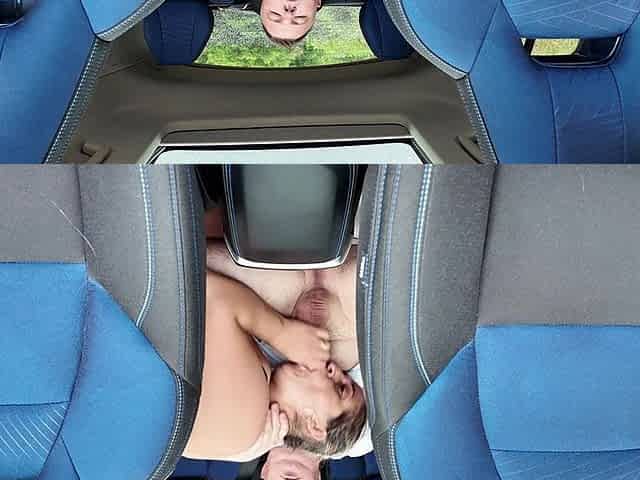 Fucked in the Car with My Wife's Sister the Slut Wanted It in the Ass