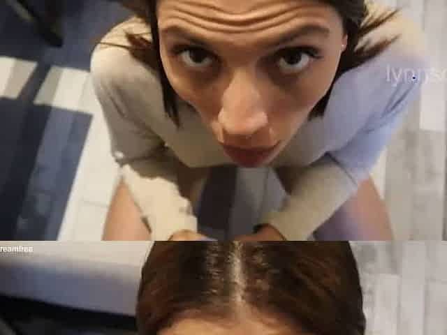 Ambitious repairman gives point of sight blowjob, stands doggystyle and ravages unfaithful wifey in Argentina, while her immense