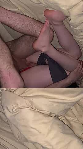 My stepsister loves when I go into her at night
