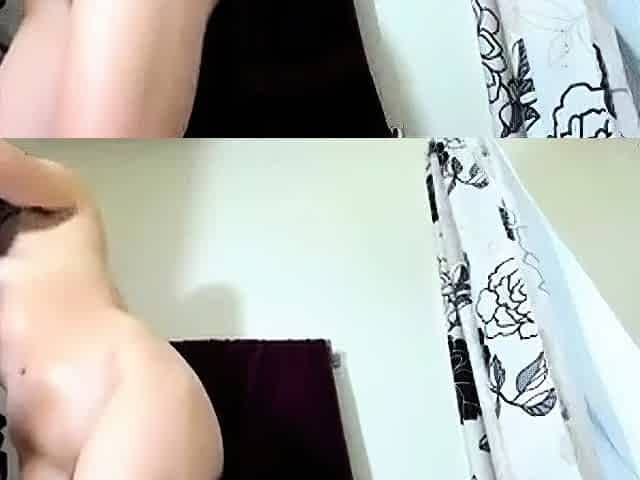 Long Hair Striptease Webcam Girl with Puffy Nipples
