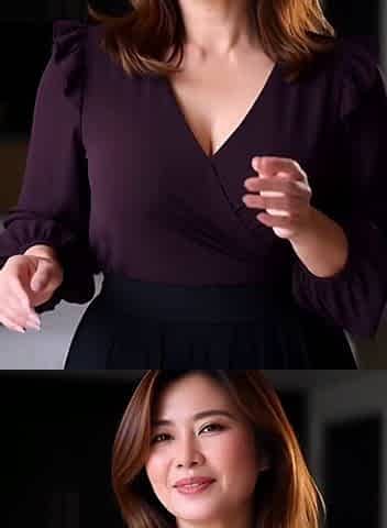 Voluptuous and fiery mother I'd like to fuck seduces u with her irresistible curves - AI generated