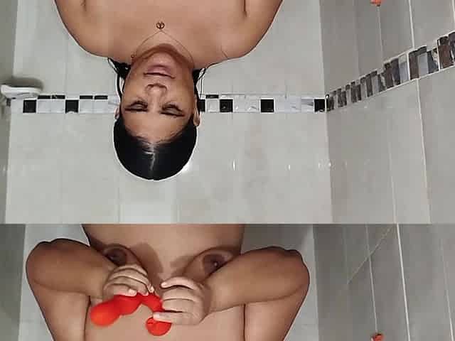 Big Ass Stepdaughter Ends up Sucking Her Stepdad's Cock and Then Ends up Fucking Him Really Good in the Bathroom