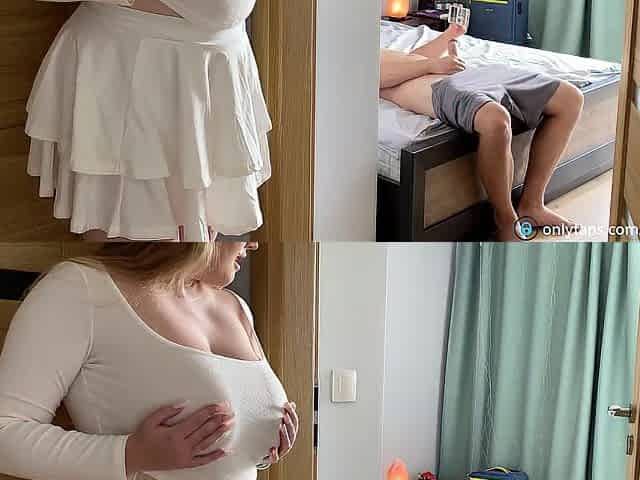 My Most good Ally Caught Me Masturbating in her daybed... Why u look at me? Part 1