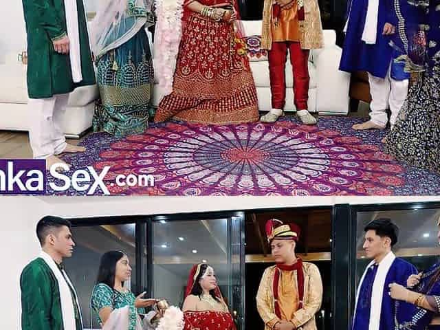 Chudai Hindu Wedding Ends In Between Stepsisters And Stepfathers - Michelle Aldrete And Lisa Bullock
