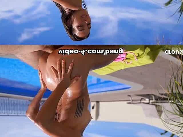 Ana B Works Up A Sweat Fucking Under The Summer Sun