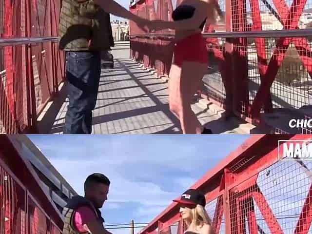 MAMACITAZ - Concupiscent Blond Jemma Valentine Likes Banging Large Jock in Public