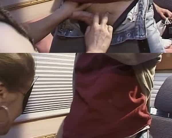 German MILF Threesome FMM Babe Blonde