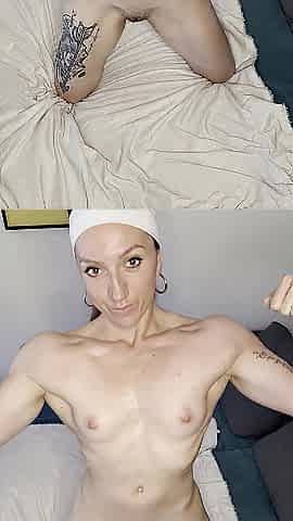 White beauty cumming with vibro