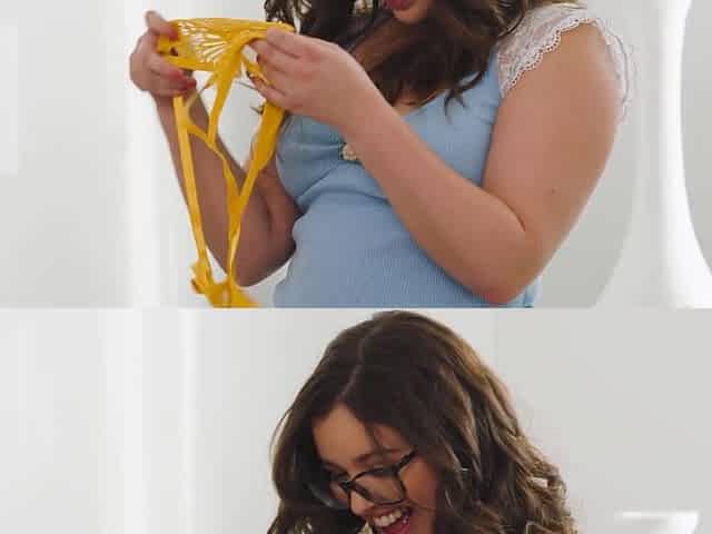 Two curvy girls, Lauren Phillips and Leana Lovings, are having a steamy lesbian sex adventure.