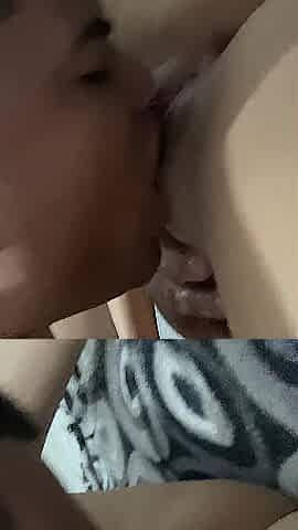 Sucking twat during the time that I put my fingers in her booty for the 1st time