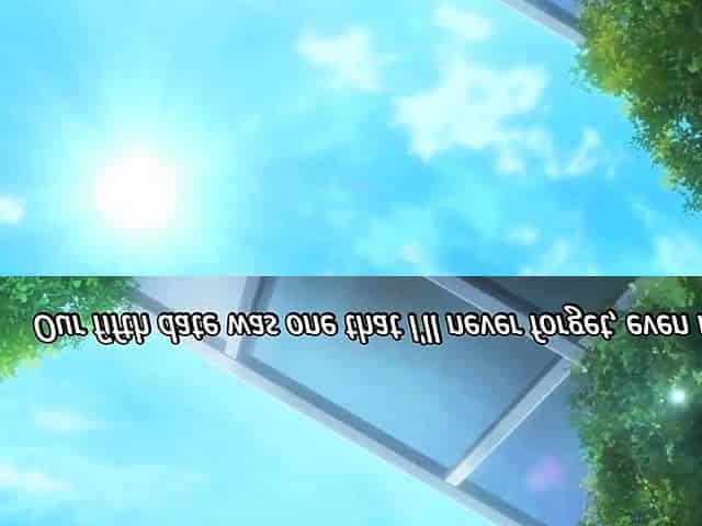 Innocent anime lady lets her lover in for the first time