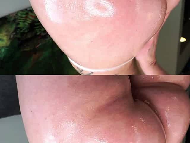 Masturbating amateur cums after solo fun
