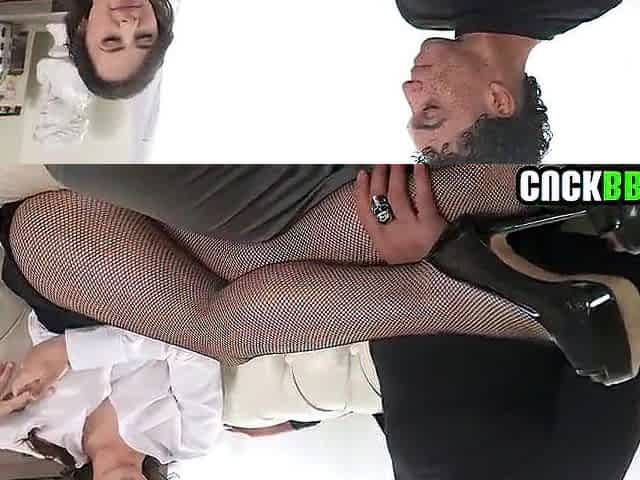 Cuckold see girlfriend butt drilled by BBCs