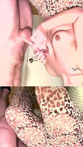 7 Minutes in Heaven Lotion Tugjob Tit screw with massive finisher.