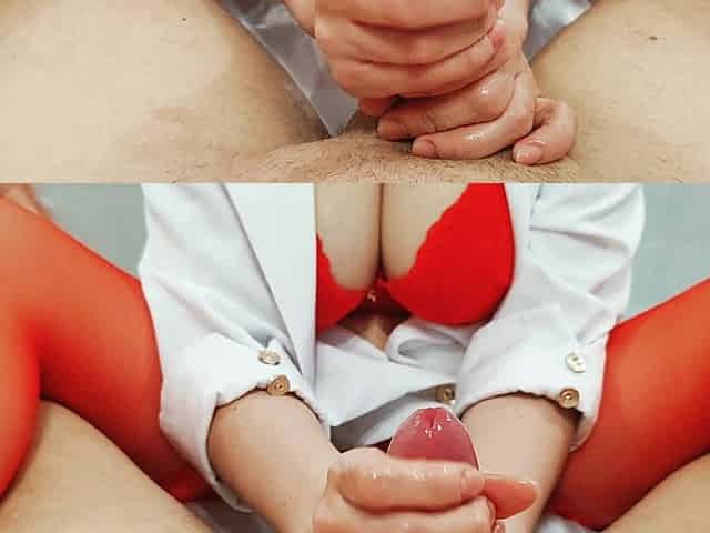 I Ruined Hubby's Orgasm & Jerked Him off Until He Lost His Mind