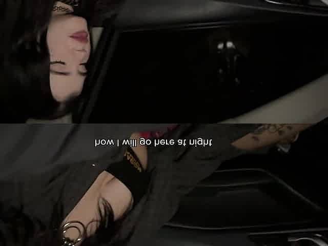 The Alt Girl Decided to Stretch Her Wet Holes with a Taxi Driver's Juicy Cock.