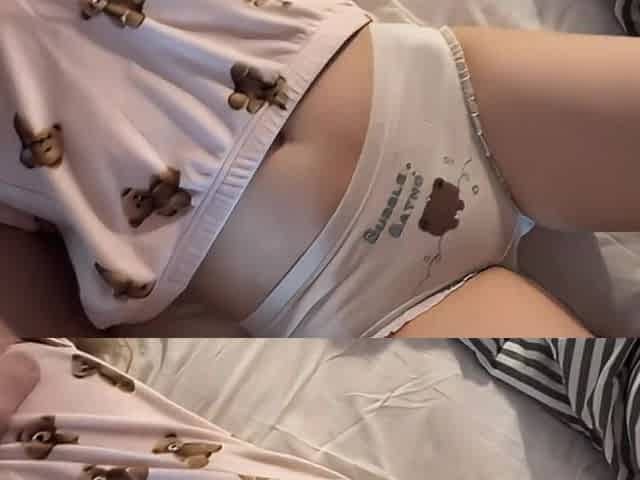Brunette teen gets dick in her pussy for the first time close up POV