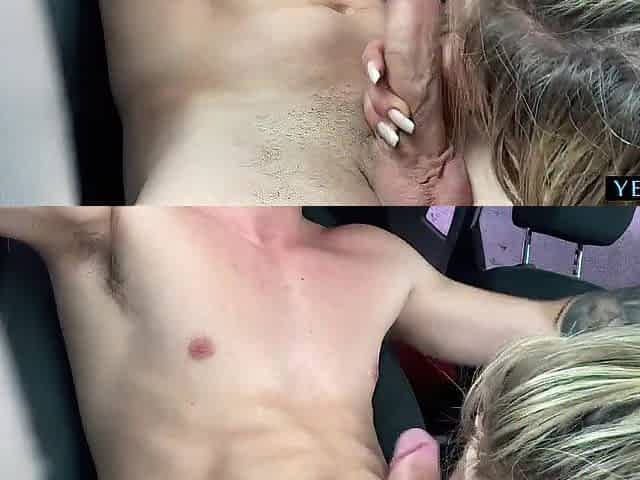 Sex in public - Full of squirts in the car!