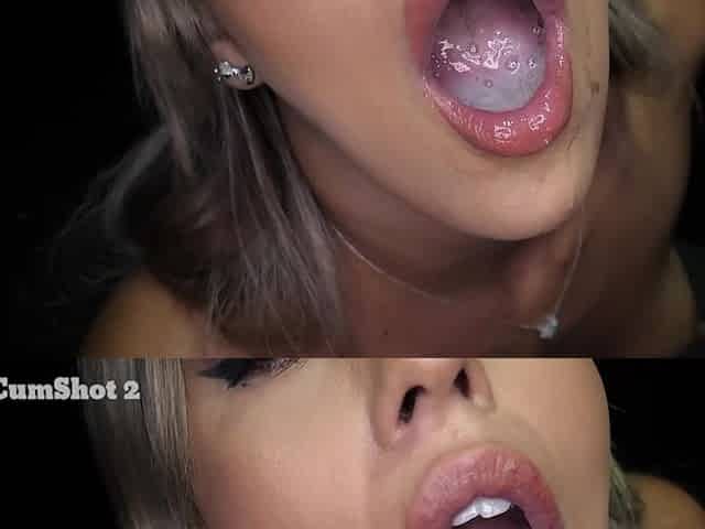 Cum swapping and gloryhole action with hot sluts