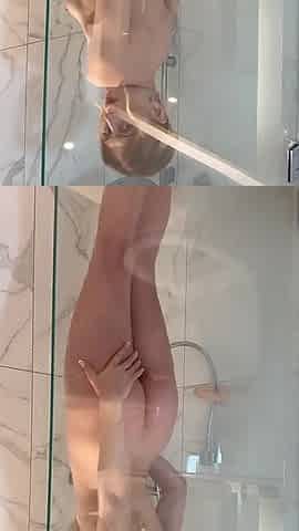Shower Dildo Fun
