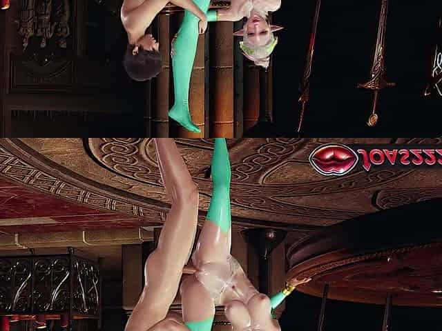 Ephildis Anal & Prone Bone CG Animation - Legs Widen Anal, Prone Snatch Pound & Doggy position Booty Cum