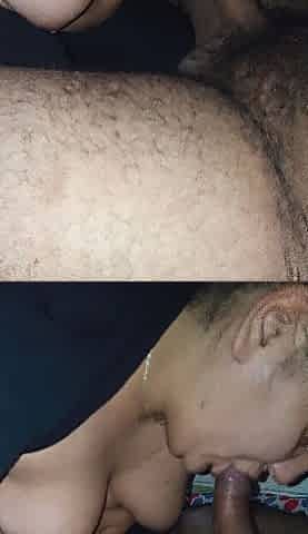 Wife secretly at night