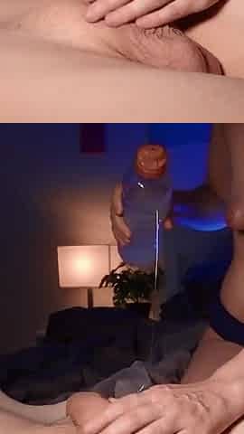 Great Cock Massage During Great Ruined Cumshot - All Views