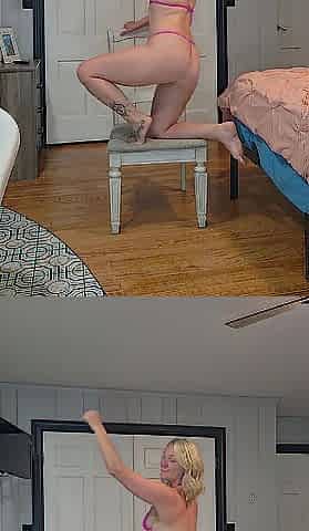 Wife filthy dances and bangs spouse in their bedroom