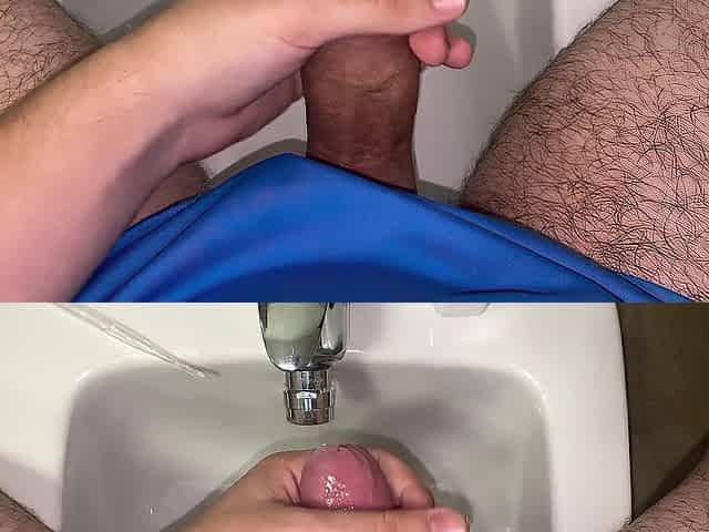 Teen has a giant ejaculation after a not many weeks of no fap