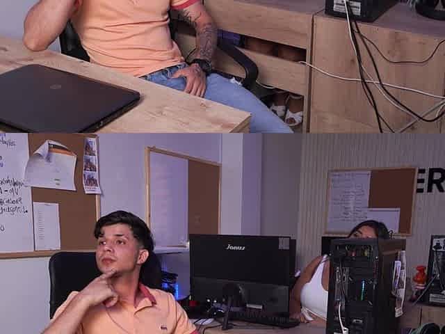 Busty Secretary Knows How to Earn an Extra Bonus for Keeping the Boss's Stepson Happy